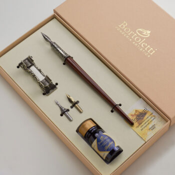 Kit de caligrafía artística con pluma artesanal «Made in Italy»