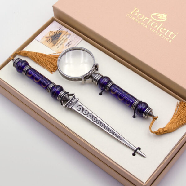 Letter opener and magnifying Bellucci