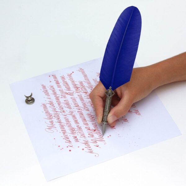 Penna d'oca Ca d'oro set scrittura con penna d’oca e boccetta d’inchiostro calligrafico Hamburg da 15 ml. Dedicato al famoso palazzo