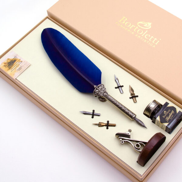 PIUMA D'OCA CORONA SET85 BLU