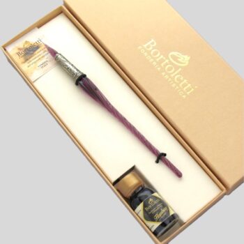 Set Calligrafia Vetro Artistico Murano Bortoletti SET32 prodotto artigianale Made in Italy