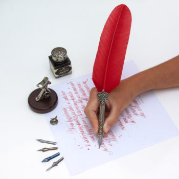 Juego de pluma y tintero 85 cor