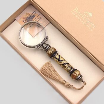 Handcrafted magnifying glass len09 IVORY